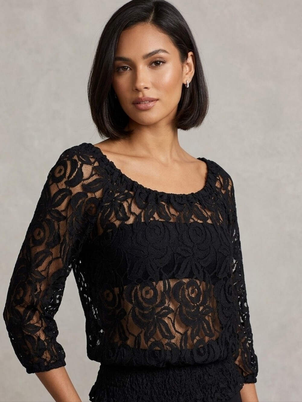 INC International  Concepts  Women  black Top. Size S.